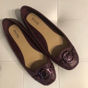 Fulton Moc Purple Flat Ballerina by Michael Kors